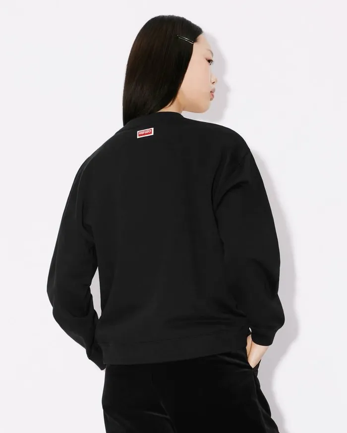 Kenzo Sweatshirts And Hoodies Women 039 Embroidered Sweatshirt Black
