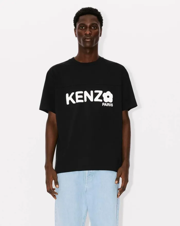 Kenzo TShirts And Polos Men Oversize 039Boke Flower 20039 Tshirt Black