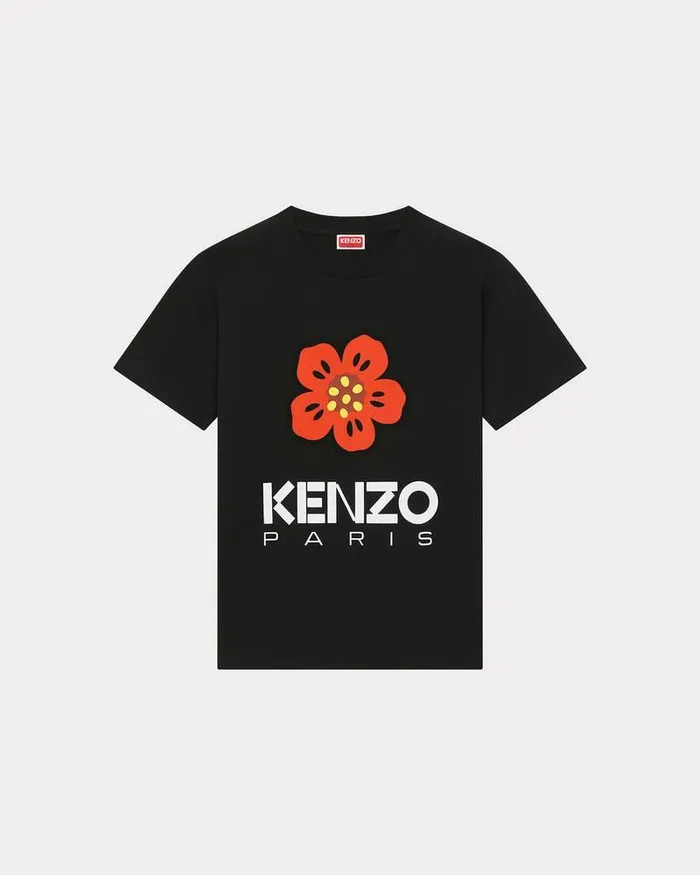 Kenzo TShirts And Polos Women 039Boke Flower039 Loosefit Tshirt Black