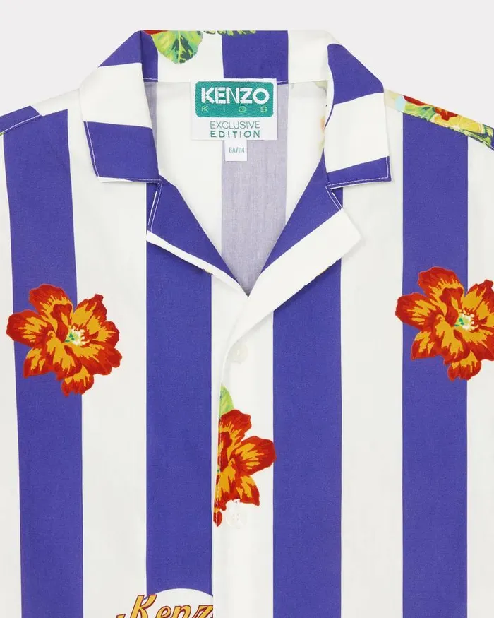 Kenzo TShirts And Sweatshirts Kids Shortsleeved Shirt Electric Blue