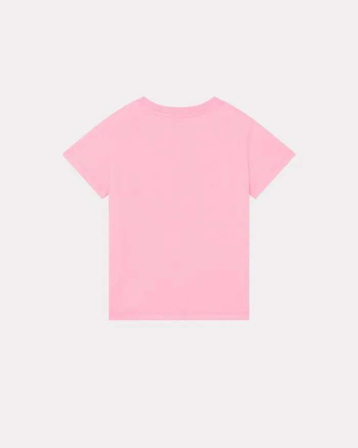 Kenzo TShirts And Sweatshirts Kids Shortsleeved Tshirt Rose