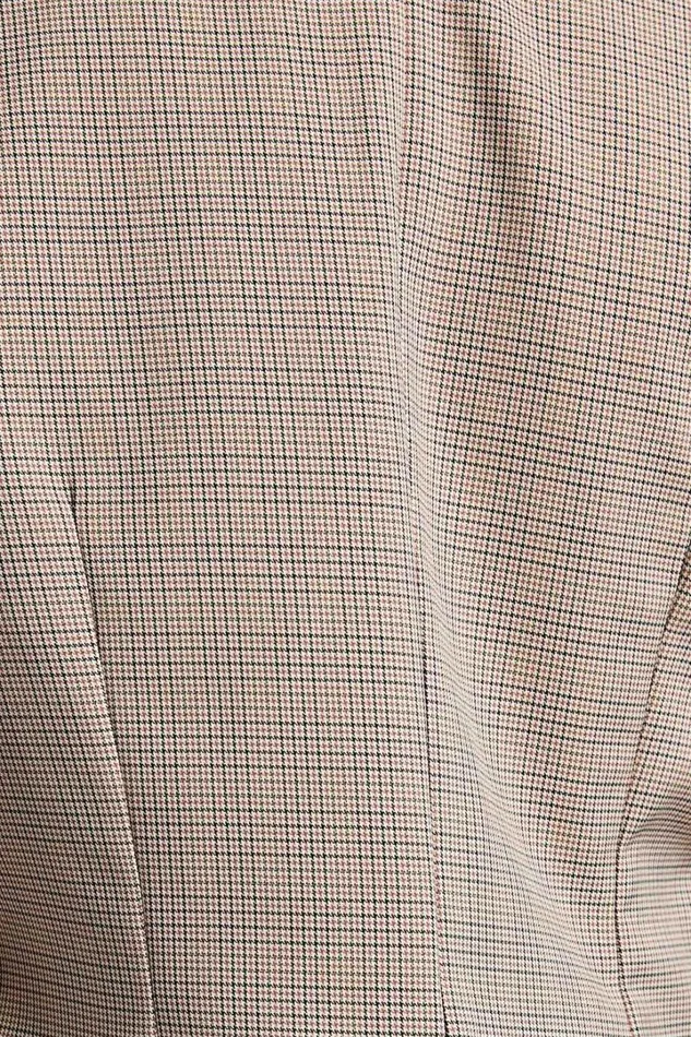 Khizza Blazer 8211 Tailored Blazer In Brown And Pink Check Women Showpo Blazers Khizza Blazer 8211 Tailored Blazer In Brown And Pink Check Women Showpo Blazers