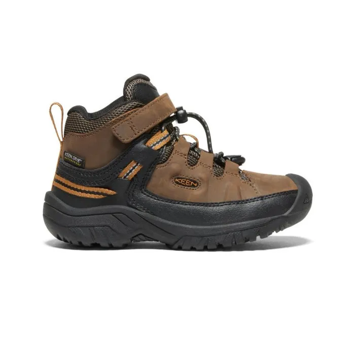 Kids KEEN Hike Little Kids039 Dark Brown Hiking Boots 8211 Targhee Mid WP