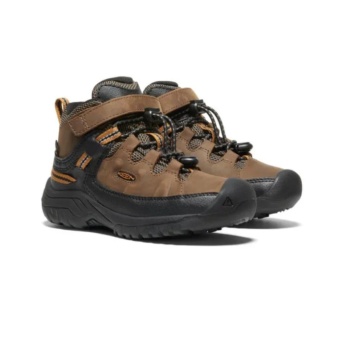 Kids KEEN Hike Little Kids039 Dark Brown Hiking Boots 8211 Targhee Mid WP Kids KEEN Hike Little Kids039 Dark Brown Hiking Boots 8211 Targhee Mid WP