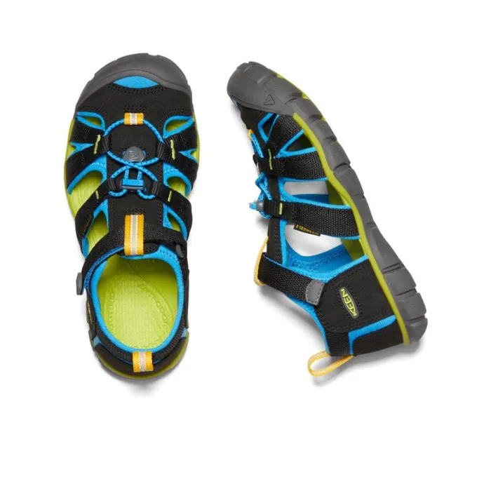 Kids KEEN Playground Big Kids039 Black Water Sandals 8211 Seacamp II CNX Kids KEEN Playground Big Kids039 Black Water Sandals 8211 Seacamp II CNX