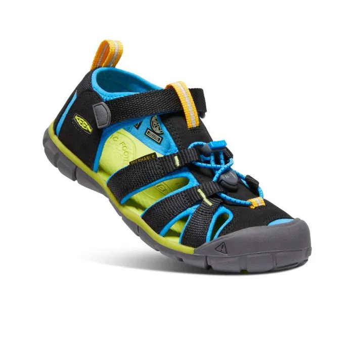 Kids KEEN Playground Big Kids039 Black Water Sandals 8211 Seacamp II CNX Kids KEEN Playground Big Kids039 Black Water Sandals 8211 Seacamp II CNX