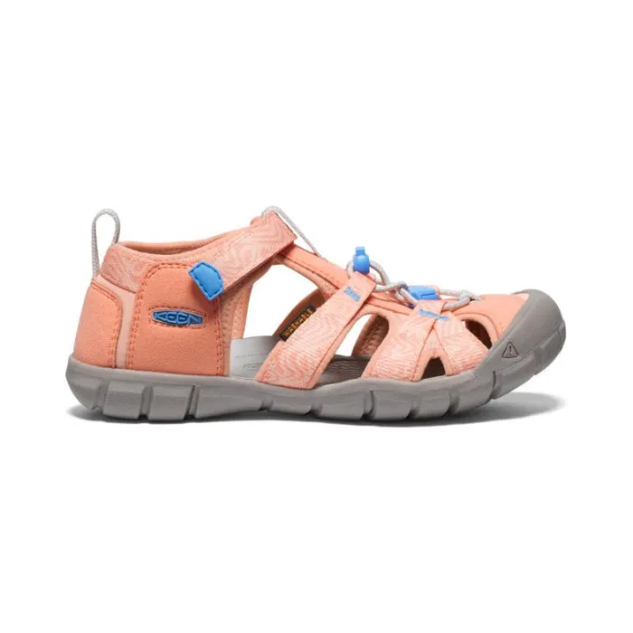 Kids KEEN Playground Youth Orange Water Sandals 8211 Seacamp II CNX