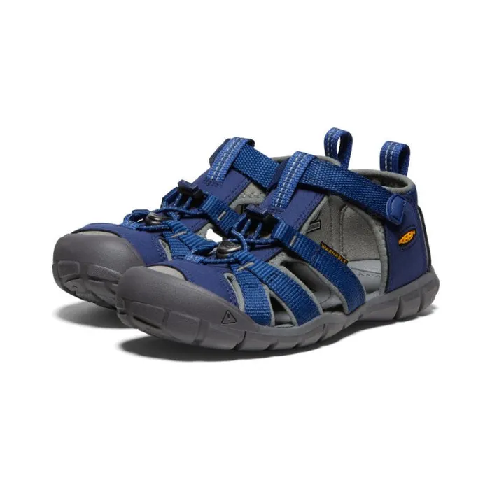 Kids KEEN Water Big Kids039 Blue Water Sandals 8211 Seacamp II CNX Kids KEEN Water Big Kids039 Blue Water Sandals 8211 Seacamp II CNX