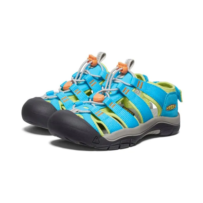Kids KEEN Water Big Kids039 Newport Boundless Blue AtollDaiquiri Green Sandal Kids KEEN Water Big Kids039 Newport Boundless Blue AtollDaiquiri Green Sandal