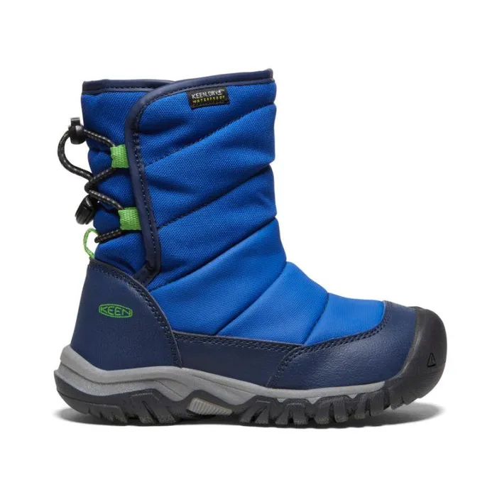 Kids KEEN Winter Little Kids039 Puffrider Waterproof Blue Boot