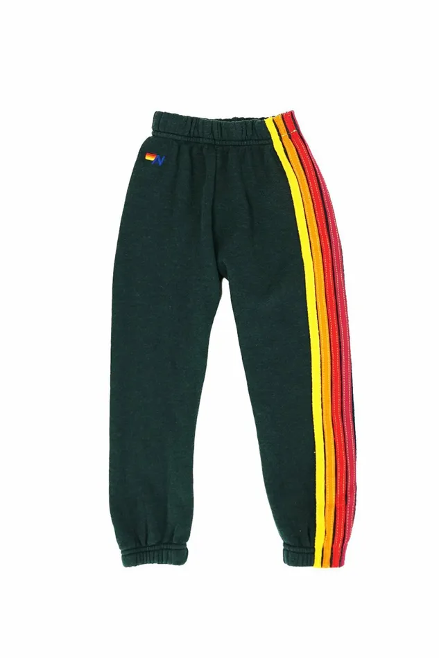 Kids KID039S 5 STRIPE SWEATPANTS 8211 CHARCOAL Aviator Nation Kids KID039S 5 STRIPE SWEATPANTS 8211 CHARCOAL Aviator Nation