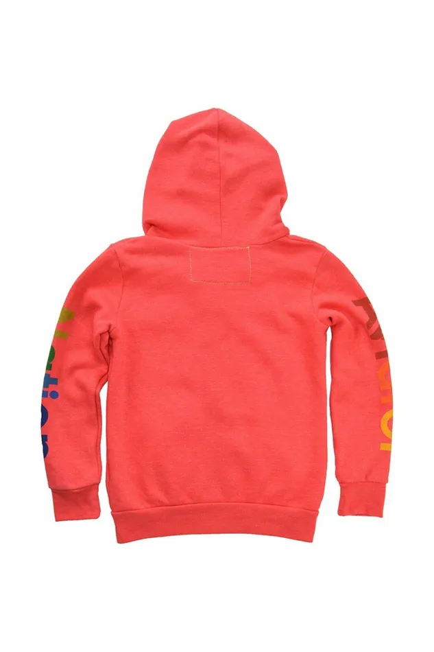 Kids KID039S AVIATOR NATION ZIP HOODIE 8211 NEON RED Aviator Nation Kids KID039S AVIATOR NATION ZIP HOODIE 8211 NEON RED Aviator Nation