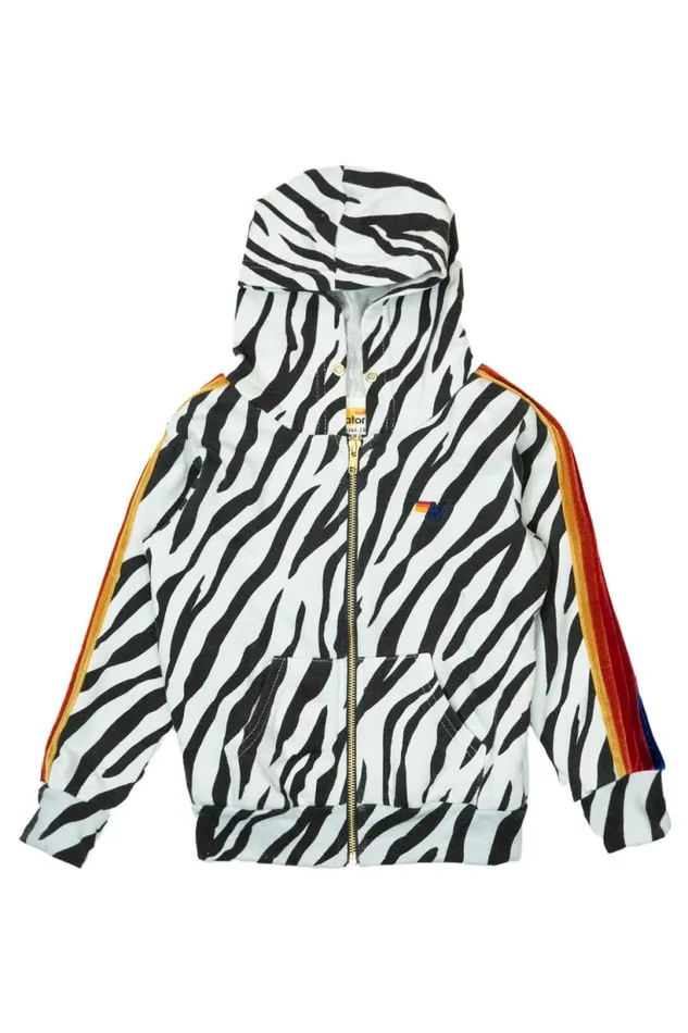 Kids KID039S CLASSIC HOODIE 8211 ZEBRA Aviator Nation