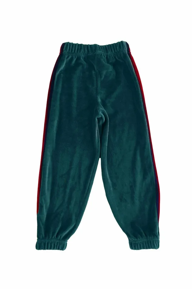 Kids KID039S CLASSIC VELOUR SWEATPANTS 8211 TEAL Aviator Nation Kids KID039S CLASSIC VELOUR SWEATPANTS 8211 TEAL Aviator Nation