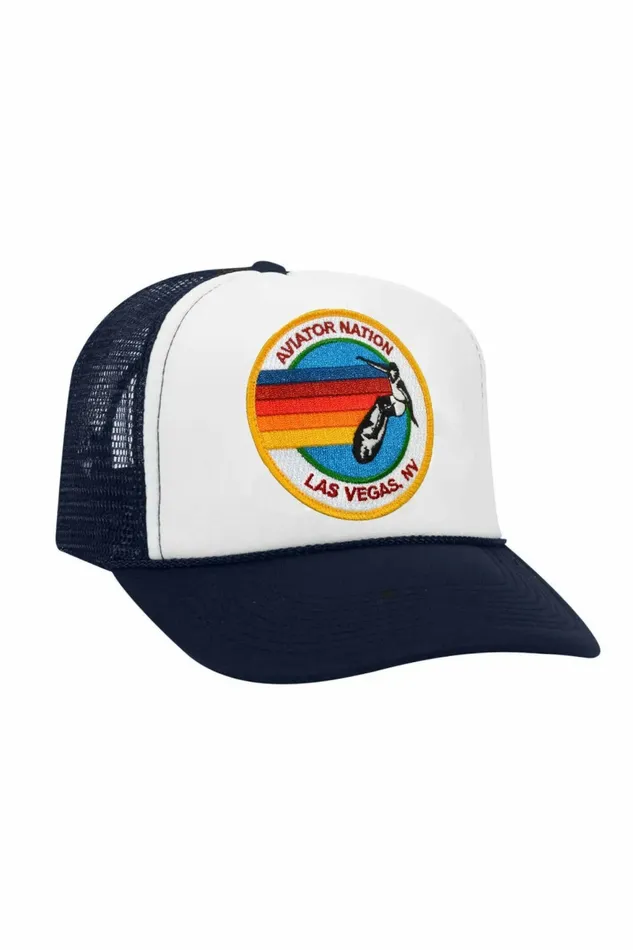 Kids KID039S SIGNATURE LAS VEGAS VINTAGE TRUCKER HAT Aviator Nation Kids KID039S SIGNATURE LAS VEGAS VINTAGE TRUCKER HAT Aviator Nation