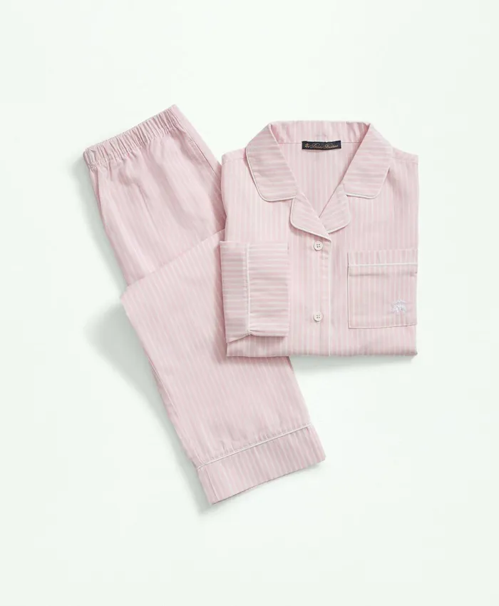 Kids Kids Striped Pajama Set Pink Brooks Brothers Pajamas