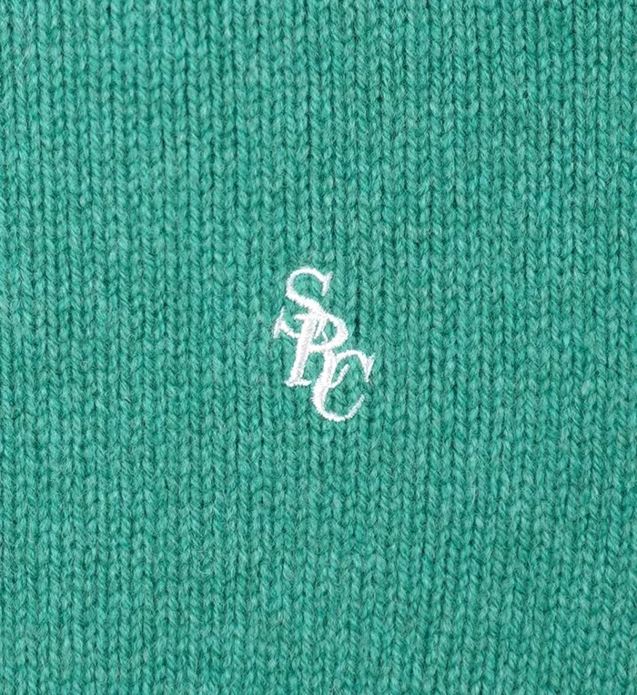 Knitwear Women Sporty and Rich SRC Wool Crewneck 8211 Spring GreenWhite