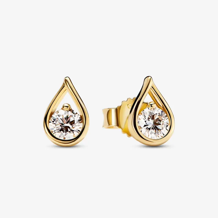 LabGrown Diamond Earrings Women Pandora Online Infinite 14k Gold Labgrown Diamond Earrings Gold