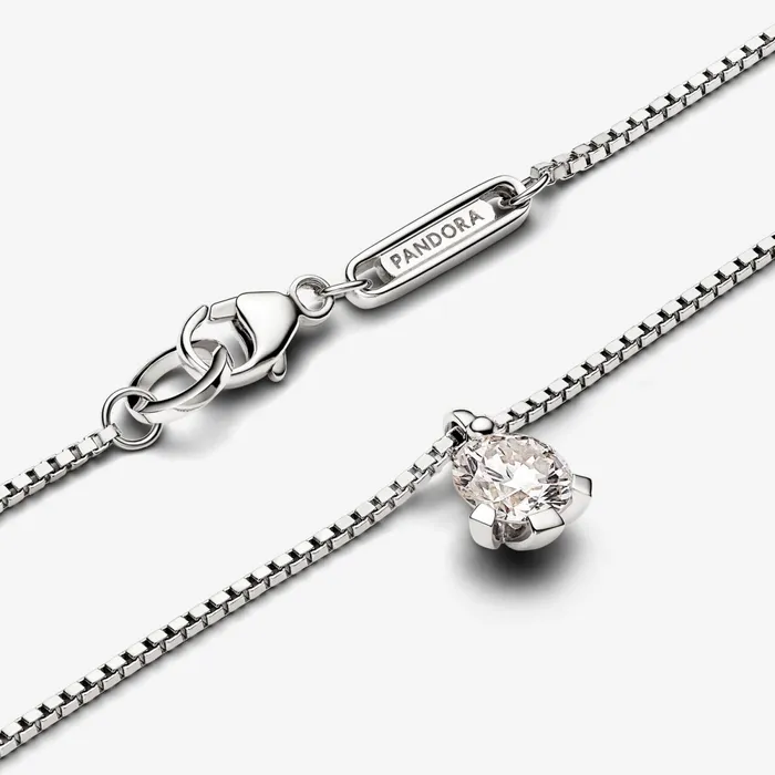 LabGrown Diamond Necklaces Women Pandora Online Nova 14k White Gold Labgrown Diamond Pendant Necklace White Gold