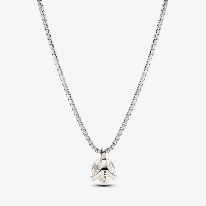 LabGrown Diamond Necklaces Women Pandora Online Nova 14k White Gold Labgrown Diamond Pendant Necklace White Gold