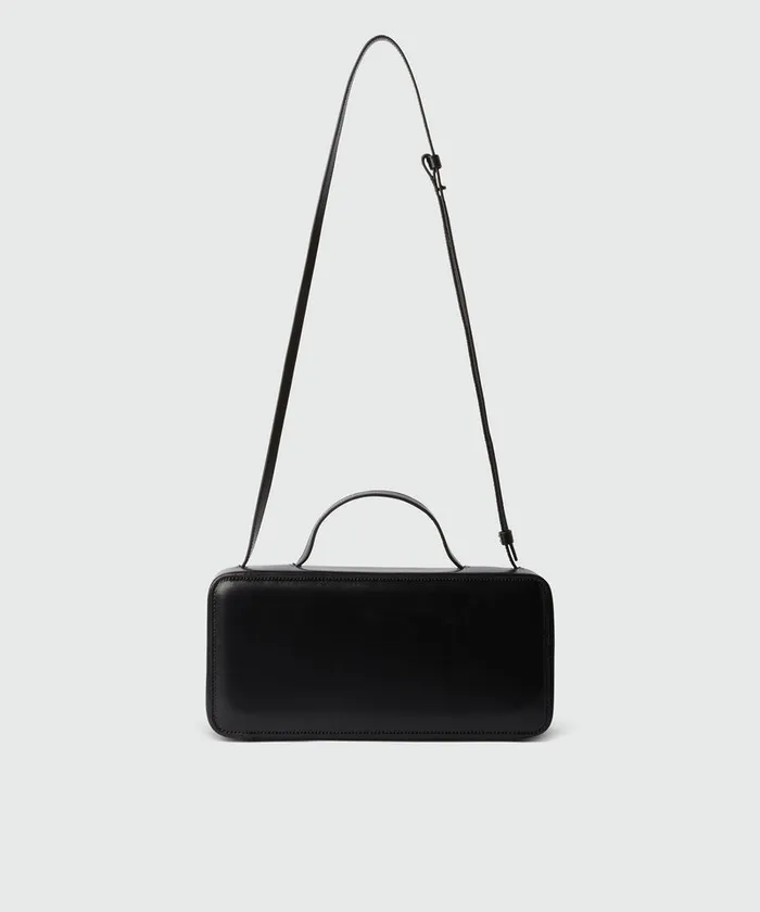 Large Shiny Leather Clap Bag Women MSGM Shoulder And Crossbody Bags