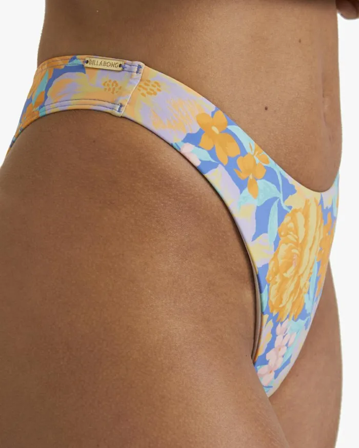 Last Summer Skimpy Hike Pant Bikini Bottoms Blue Women Billabong Bikinis
