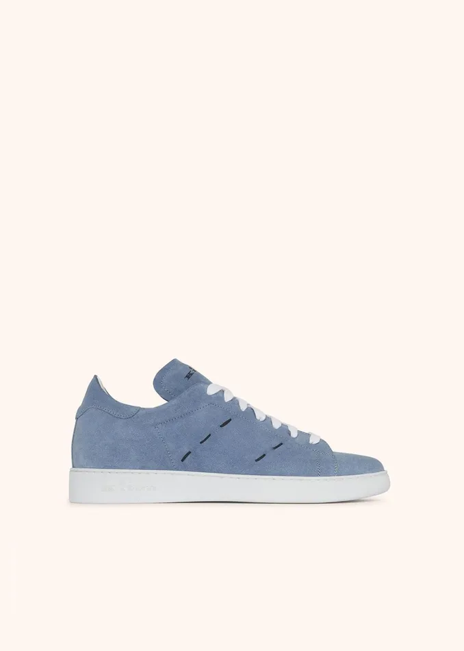 LEATHER STITCHING SNEAKERS Men Kiton Shoes