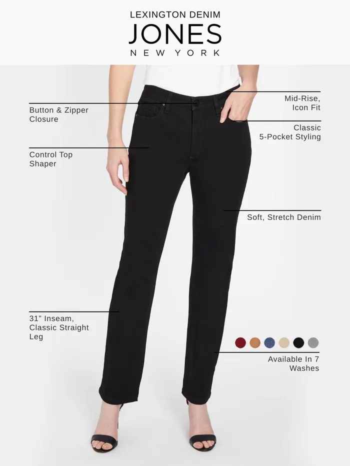 Lexington Straight Leg Jeans Caramel Women Jones New York Pants and Skirts Lexington Straight Leg Jeans Caramel Women Jones New York Pants and Skirts
