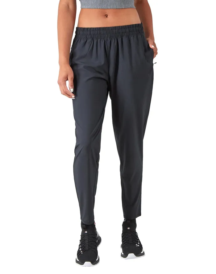 Lightweight Joggers Anti Odor C Logo 29034 Black Women Champion Pants
