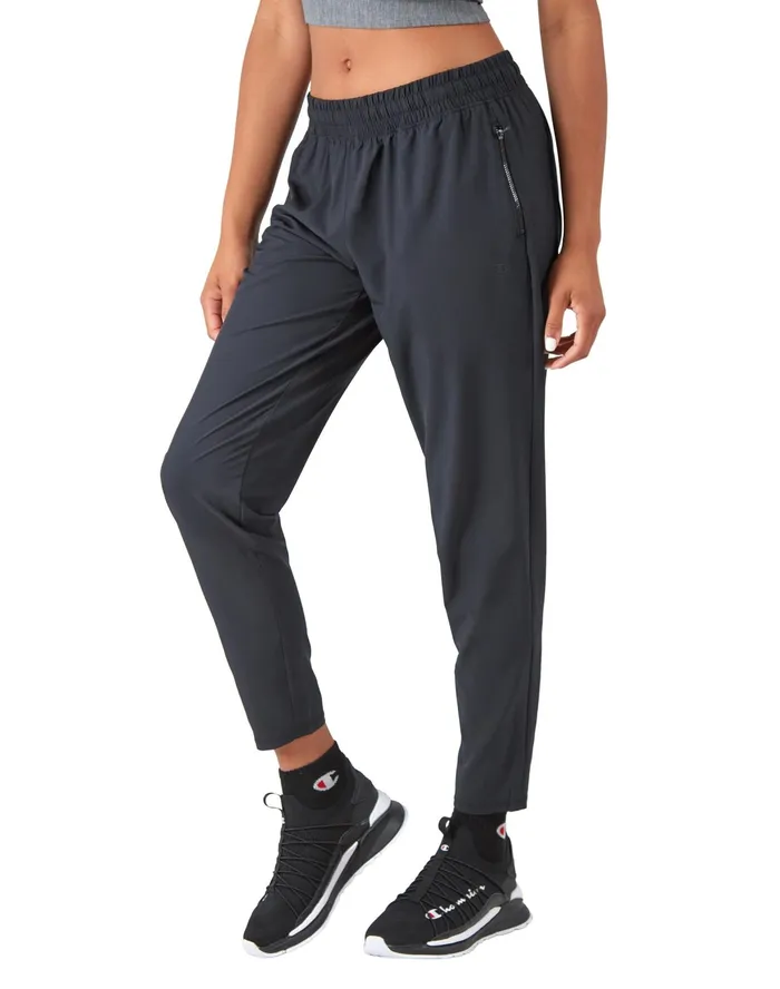 Lightweight Joggers Anti Odor C Logo 29034 Black Women Champion Pants