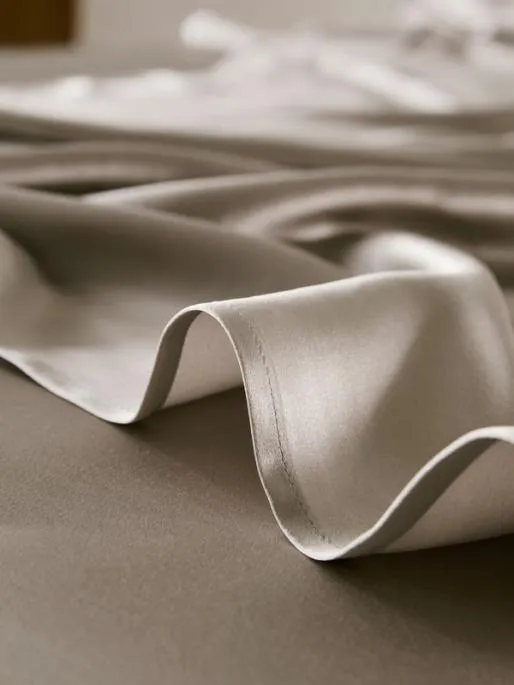 Lilysilk 25 Momme Seamless Silk Flat Sheet Home Silk Sheets