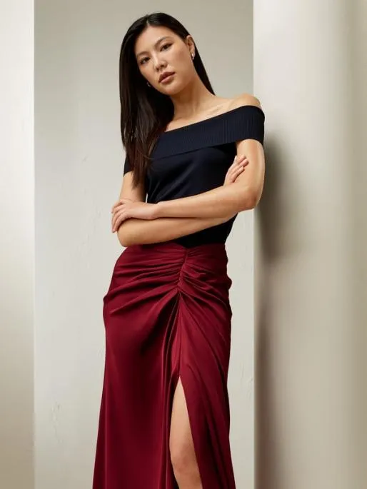 Lilysilk Coastline Silk Midi Skirt 8211 Elegant And Casual Silk Skirt Women Bottoms