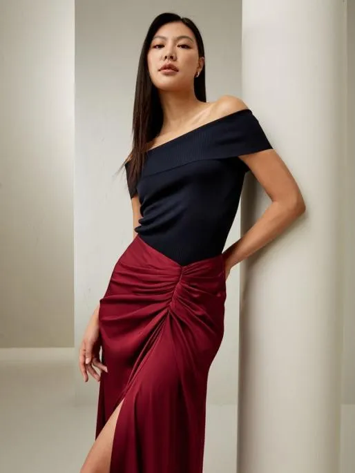 Lilysilk Coastline Silk Midi Skirt 8211 Elegant And Casual Silk Skirt Women Bottoms