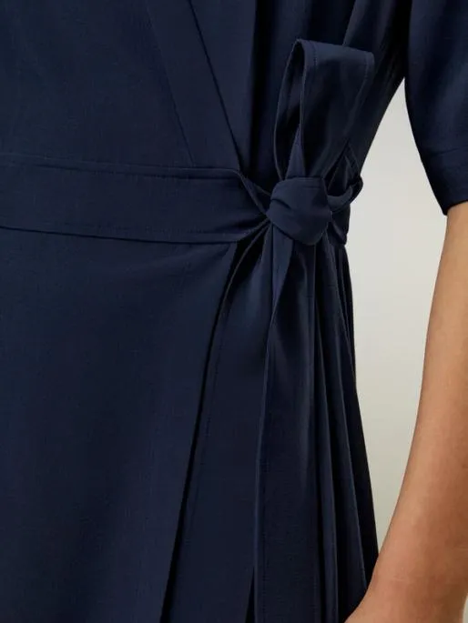 Lilysilk Silk Front Tie Vneck Wrap Dress Women Jumpsuits Dresses