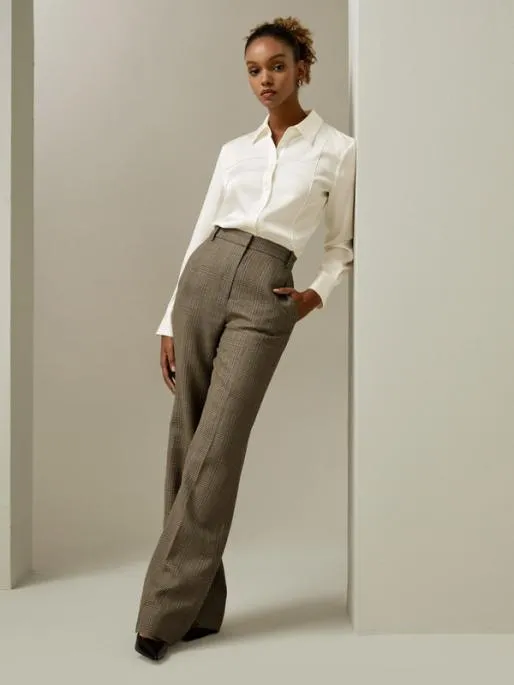 Lilysilk Sprezzatura Silk Blouse 8211 Minimalist 3D Tuck Design Women Blouses Shirts