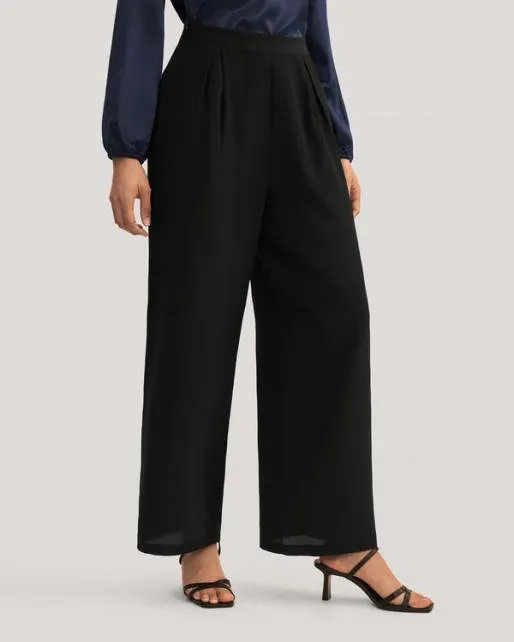 Lilysilk Womenx27s 100 Pure Silk Wide Leg Pants US Online Women Bottoms