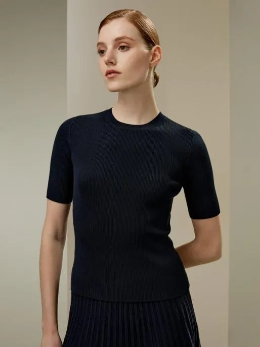 Lilysilk Womenx27s Silk Knit Top Women Essentials