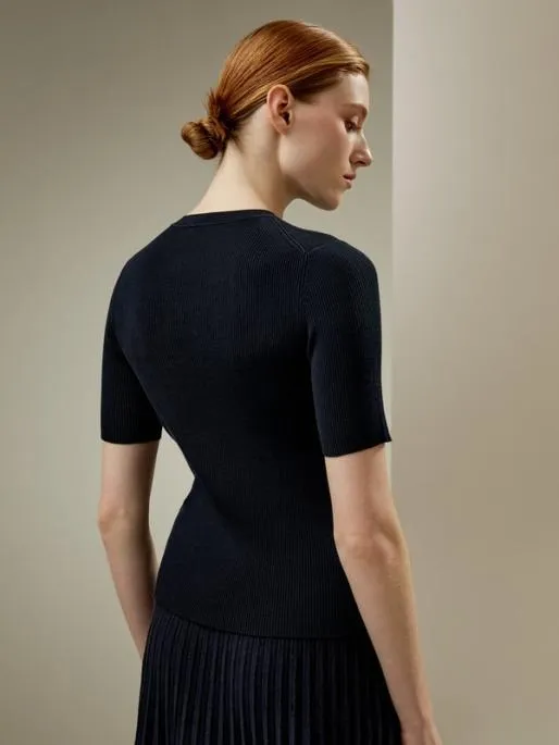 Lilysilk Womenx27s Silk Knit Top Women Essentials
