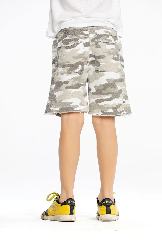 Linen French Terry Soft Utility Shorts Boys Bottoms Chaser Brand
