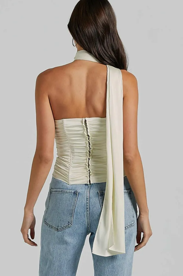 Lioness 8211 Island Bodice Top In CORNSILK Women Showpo Tops