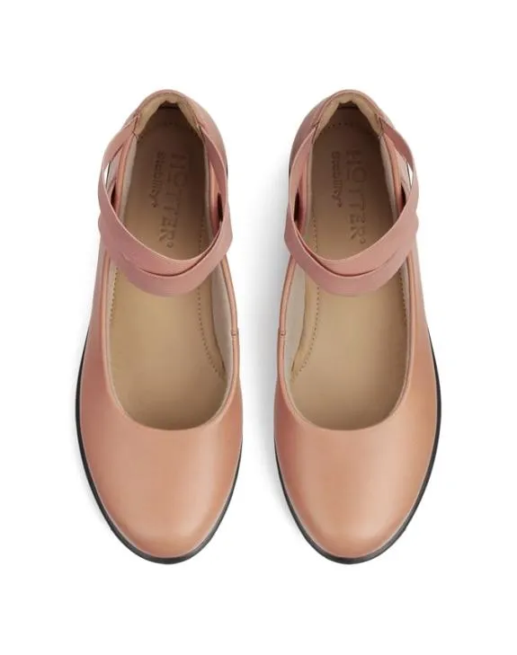 Lola Shoes Light Clay Women Hotter Flat Shoes