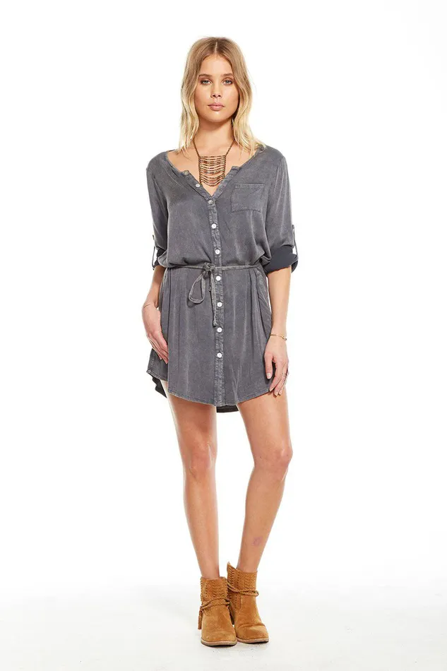 Loungewear Womens HEIRLOOM WOVENS SURPLUS SHIRT DRESS Chaser Brand