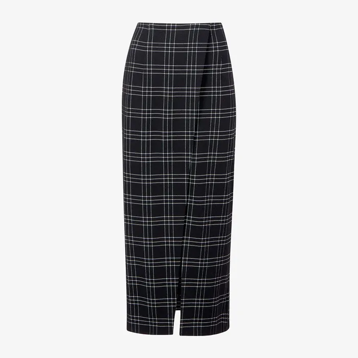 M M LaFleur The Amara Skirt 8211 Knit Suiting BlackWhite Women Skirts
