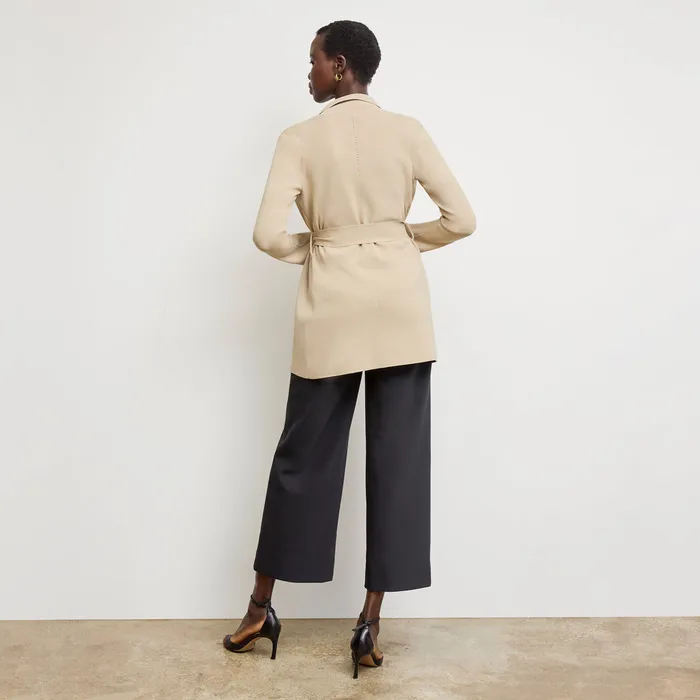 M M LaFleur The Merritt Wrap Jardigan Latte Women Jackets