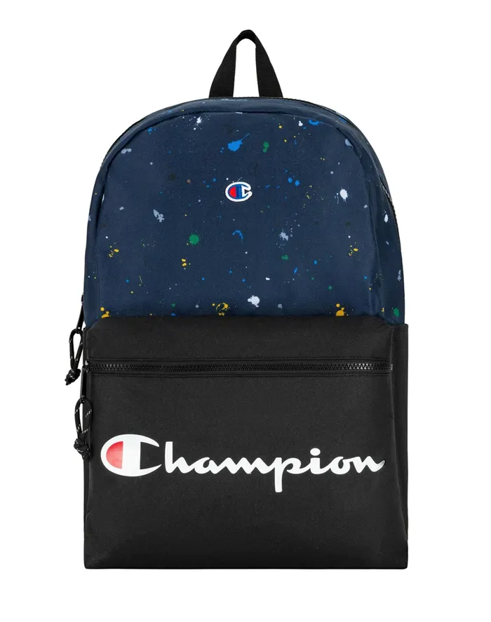 Manuscript Backpack Navy Combo MenKidsWomen Champion Bags and Backpacks
