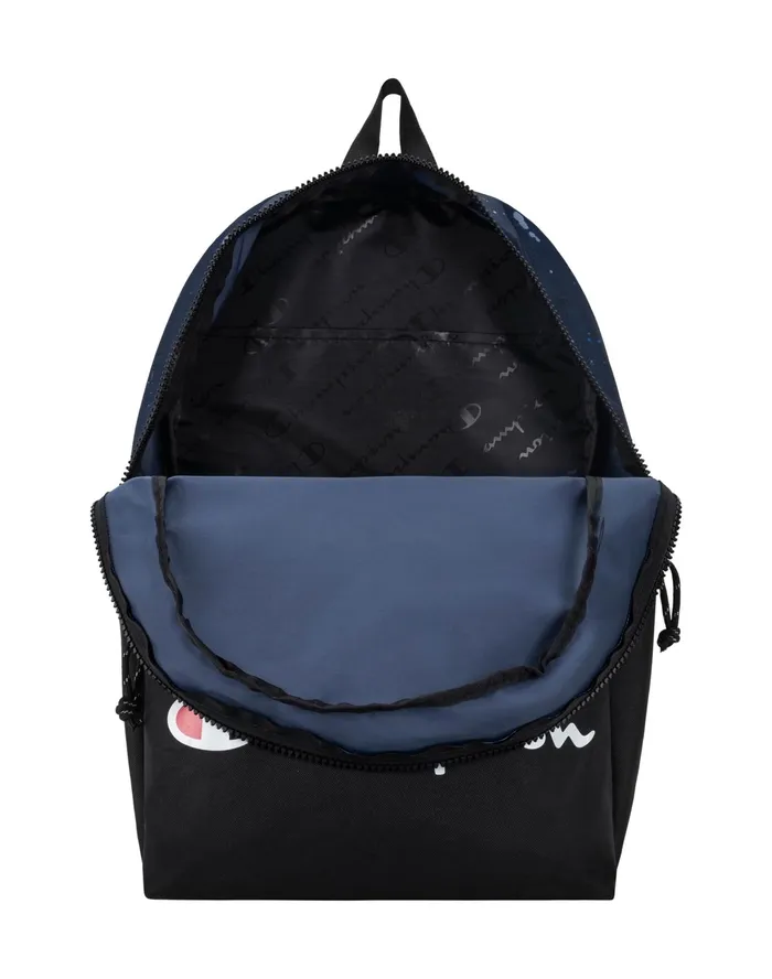 Manuscript Backpack Navy Combo MenKidsWomen Champion Bags and Backpacks