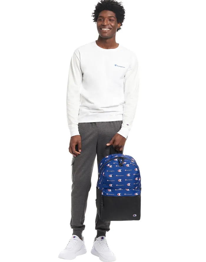 Manuscript Backpack Surf The Web MenKidsWomen Champion Bags and Backpacks