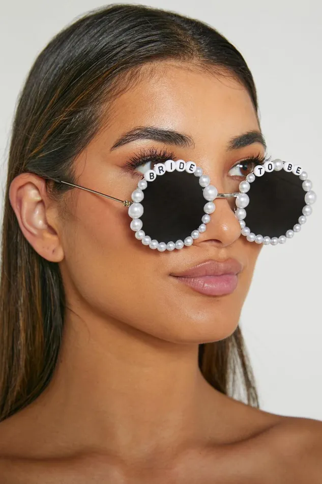 Marni Round Pearl Sunglasses In White Pearl Women Showpo Sunglasses
