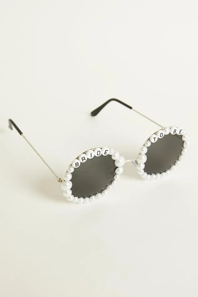 Marni Round Pearl Sunglasses In White Pearl Women Showpo Sunglasses