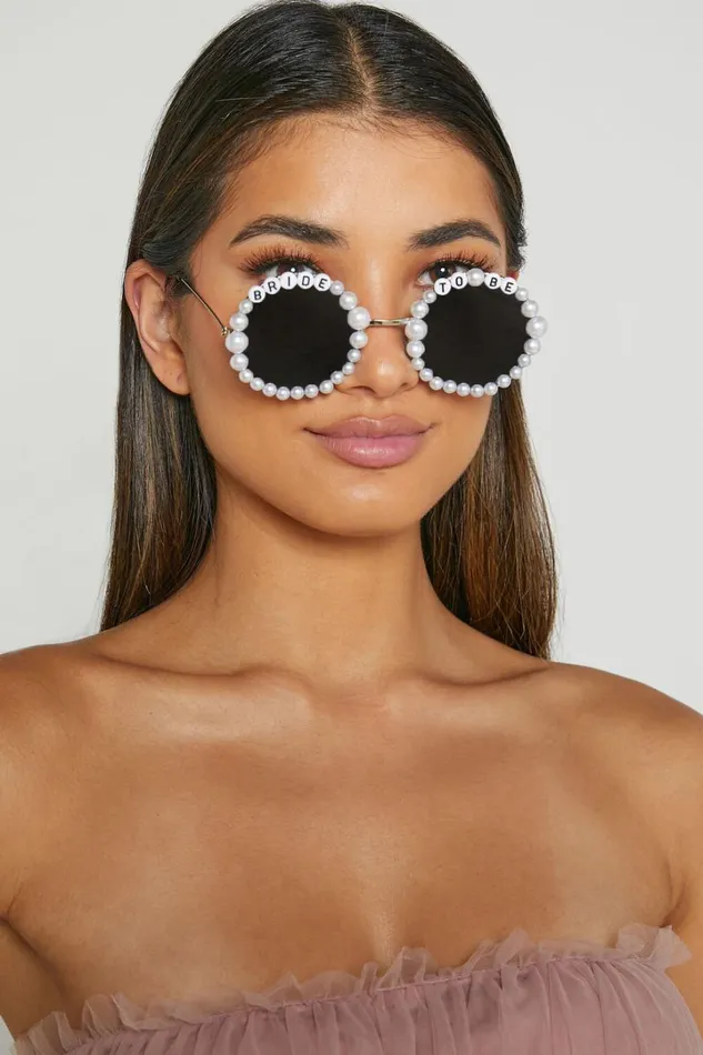 Marni Round Pearl Sunglasses In White Pearl Women Showpo Sunglasses